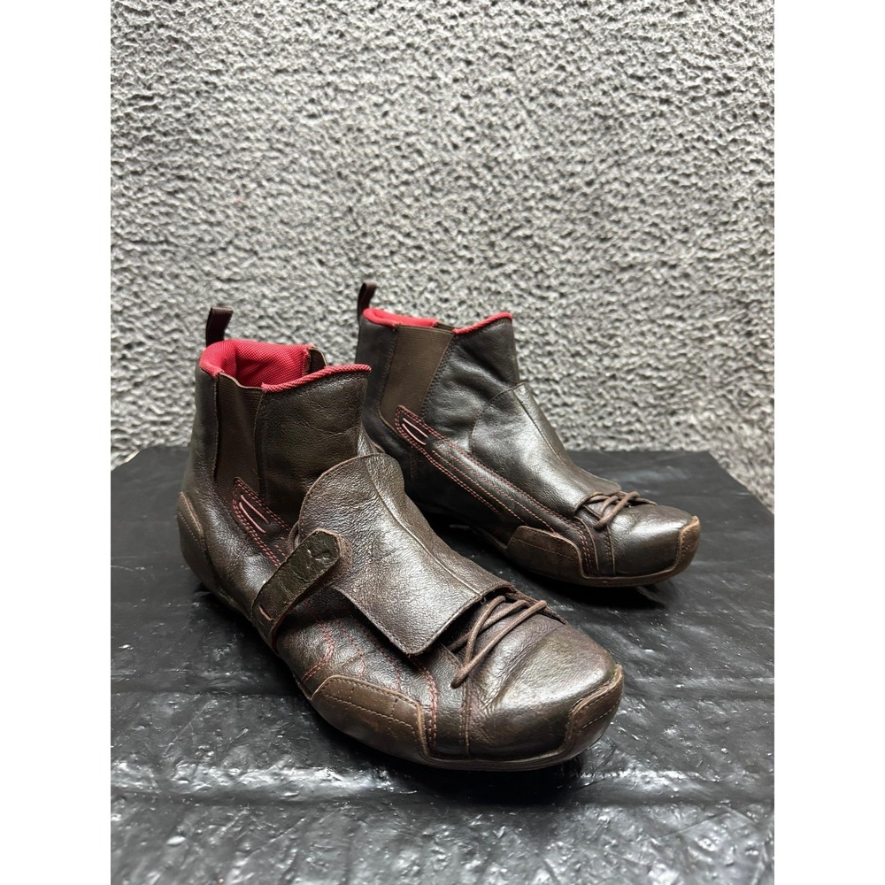 Vintage Rare Puma Phantom Moto 500โ Leather Riding Boots Brown Mens Size 12 US
